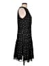 Ann Taylor 100% Polyester Stars Black Cocktail Dress Size 12 (tall) - photo 4