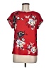 Van Heusen 100% Polyester Red Short Sleeve Blouse Size M - photo 1