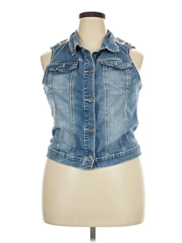 Maurices Denim Vest (view 1)