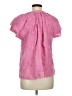 Dylan 100% Cotton Pink Short Sleeve Blouse Size M - photo 2