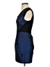 Tibi Houndstooth Blue Cocktail Dress Size 0 - photo 5