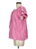Dylan 100% Cotton Pink Short Sleeve Blouse Size M - photo 5