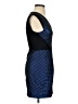 Tibi Houndstooth Blue Cocktail Dress Size 0 - photo 4