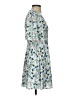 Alice + Olivia 100% Polyester Print Blue Cocktail Dress Size 0 - photo 4
