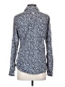 Columbia 100% Cotton Print Blue Long Sleeve Blouse Size S - photo 2