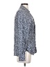 Columbia 100% Cotton Print Blue Long Sleeve Blouse Size S - photo 4