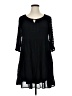 Indigo Rose 100% Polyester Black Casual Dress Size 1X - photo 1