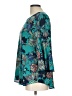 Van Heusen 100% Polyester Teal 3/4 Sleeve Blouse Size L - photo 5
