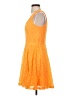 Express 100% Polyester Orange Cocktail Dress Size S - photo 5