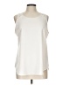 Van Heusen 100% Polyester Ivory Sleeveless Blouse Size L - photo 1