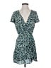 Zara Print Blue Casual Dress Size XS - photo 1