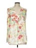Rose + Olive 100% Polyester Ivory Sleeveless Blouse Size L - photo 1