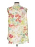 Rose + Olive 100% Polyester Ivory Sleeveless Blouse Size L - photo 2