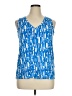 Nine West Blue Tank Top Size XL - photo 1