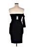 PrettyLittleThing Solid Black Cocktail Dress Size 14 - photo 2