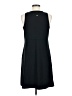 Eddie Bauer Solid Black Casual Dress Size M - photo 2
