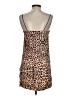 Topshop Animal Print Brown Cocktail Dress Size 2 - photo 2