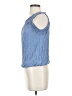 Max Studio Blue Sleeveless Blouse Size S - photo 5