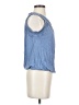 Max Studio Blue Sleeveless Blouse Size S - photo 4