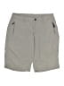 Assorted Brands 100% Nylon Solid Gray Cargo Shorts Size 8 - photo 1