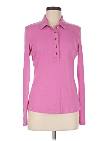 Tory Burch Long Sleeve Polo (view 1)