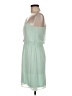 Express Solid Green Cocktail Dress Size M - photo 5
