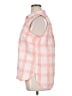 Eddie Bauer Plaid Pink Sleeveless Button-Down Shirt Size XL - photo 5