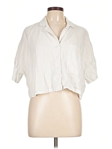 DKNY Short Sleeve Blouse (view 1)
