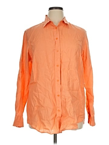 Lauren by Ralph Lauren Long Sleeve Button-Down Shirt (view 1)