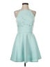 Mi ami Stars Teal Cocktail Dress Size S - photo 1