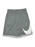Nike 100% Polyester Color Block Gray Athletic Shorts Size XL (kids) - photo 1