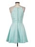 Mi ami Stars Teal Cocktail Dress Size S - photo 2