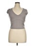 Wild Fable Gray Short Sleeve Top Size XL - photo 1