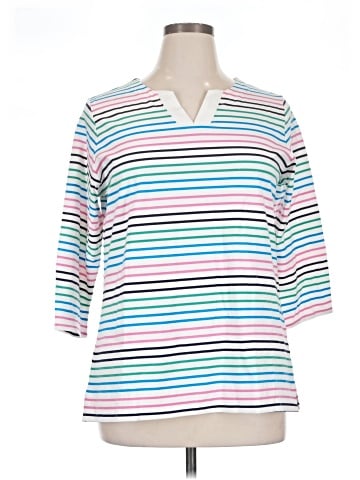 Croft & Barrow 3/4 Sleeve Top (view 1)