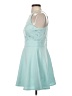 Mi ami Stars Teal Cocktail Dress Size S - photo 5