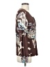 Venus Brown Long Sleeve Blouse Size S - photo 4