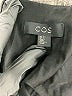 Cos 100% Wool Solid Black Jumpsuit Size 8 - photo 4
