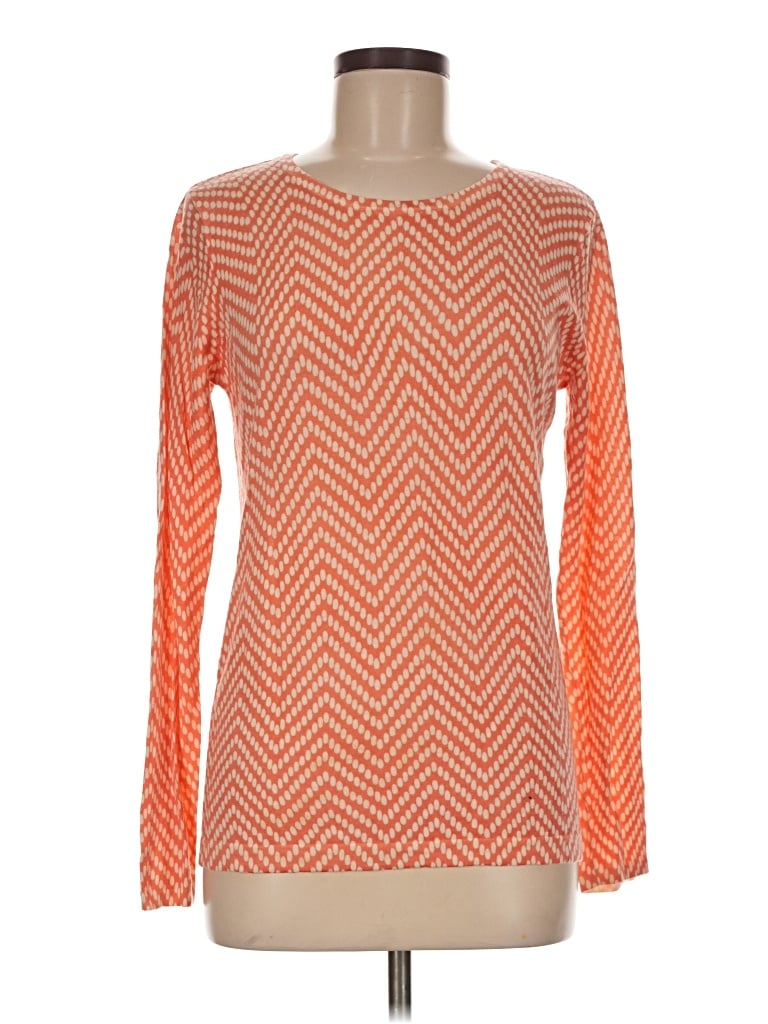 Pre-owned Garnet Hill Wool Sweater In Orange