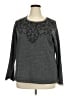 Lane Bryant Paisley Gray Pullover Sweater Size 18 - 20 Plus - photo 1