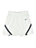 Nike 100% Polyester White Athletic Shorts Size S (kids) - photo 1