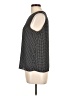 T Tahari 100% Polyester Gray Sleeveless Blouse Size L - photo 5