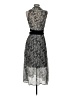 Central Park West Paisley Black Gray Cocktail Dress Size S - photo 2