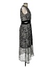 Central Park West Paisley Black Gray Cocktail Dress Size S - photo 4