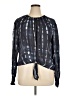 Cloth & Stone 100% Rayon Black Long Sleeve Blouse Size XL - photo 1