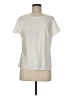 J.Crew 100% Polyester Ivory Short Sleeve Top Size M - photo 1