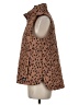 Lands' End 100% Polyester Animal Print Brown Vest Size M (petite) - photo 5