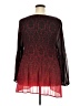 Catherines 100% Polyester Red Long Sleeve Blouse Size 2X - photo 2