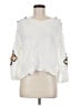 Very J 100% Rayon White 3/4 Sleeve Blouse Size M - photo 1
