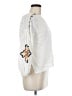Very J 100% Rayon White 3/4 Sleeve Blouse Size M - photo 4