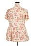 Crush Pink Short Sleeve Blouse Size 2X - photo 2